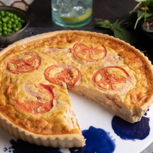 Bacon, Tomato & Cheese Quiche