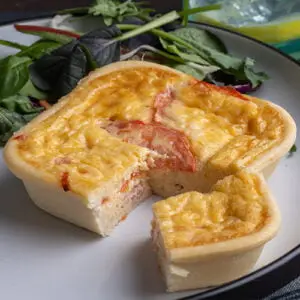 Bacon, Tomato & Cheese Quiche